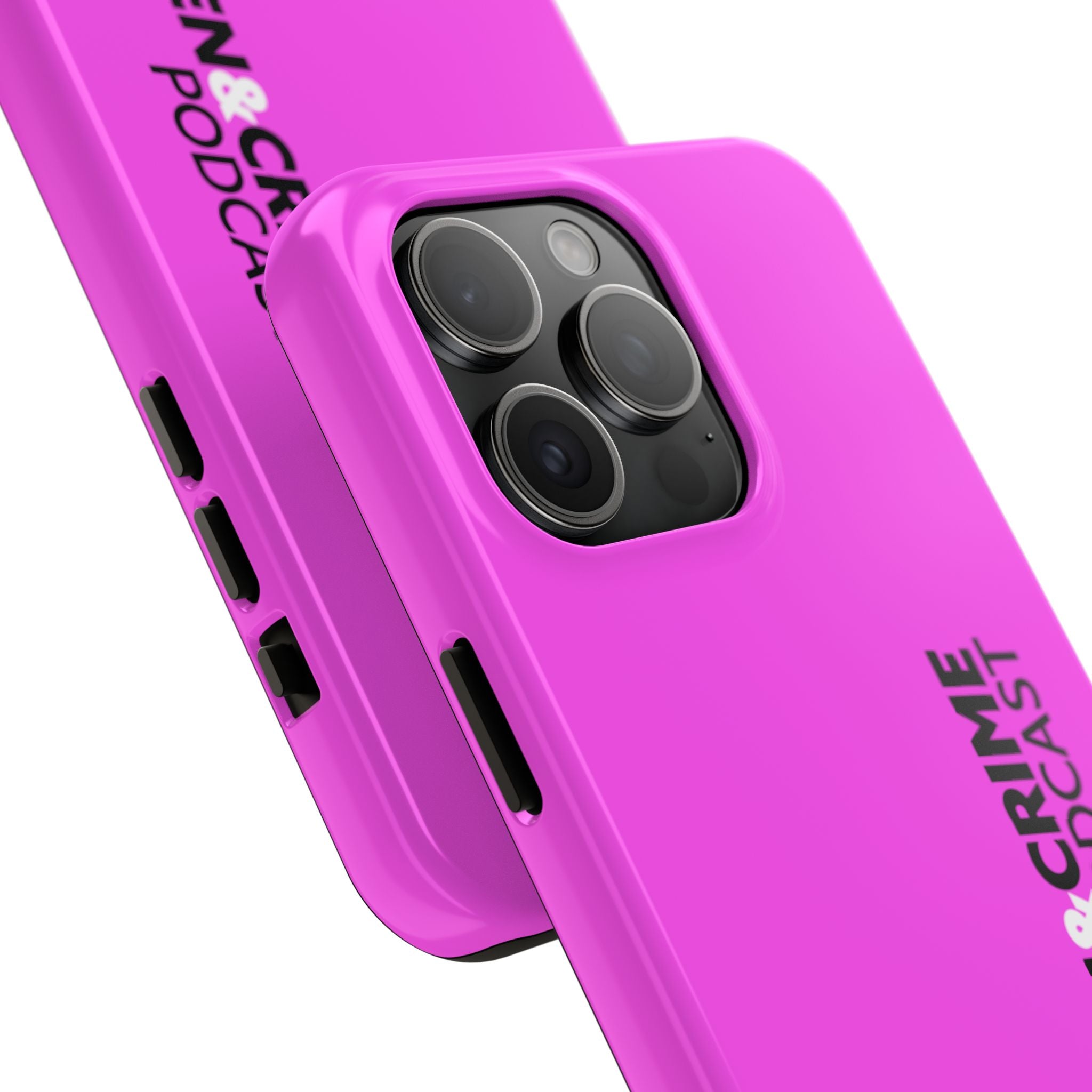 Phone Case — Women & Crime Podcast Tough Phone Case (Hot Pink)