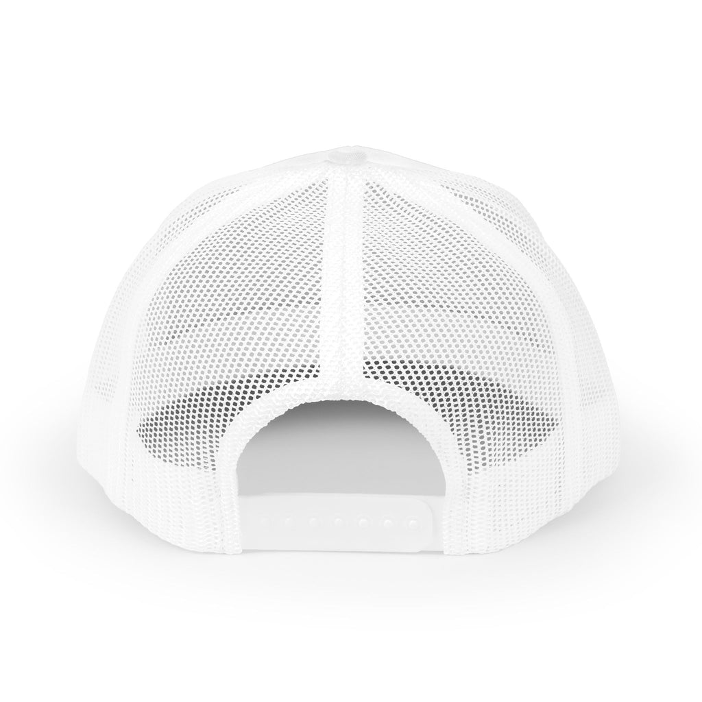 Women & Crime Podcast Trucker Hat — Retro Logo Mesh Cap for True Crime Fans