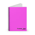 Spiral Notebook — Women & Crime Podcast Logo Ruled Journal (Hot Pink)
