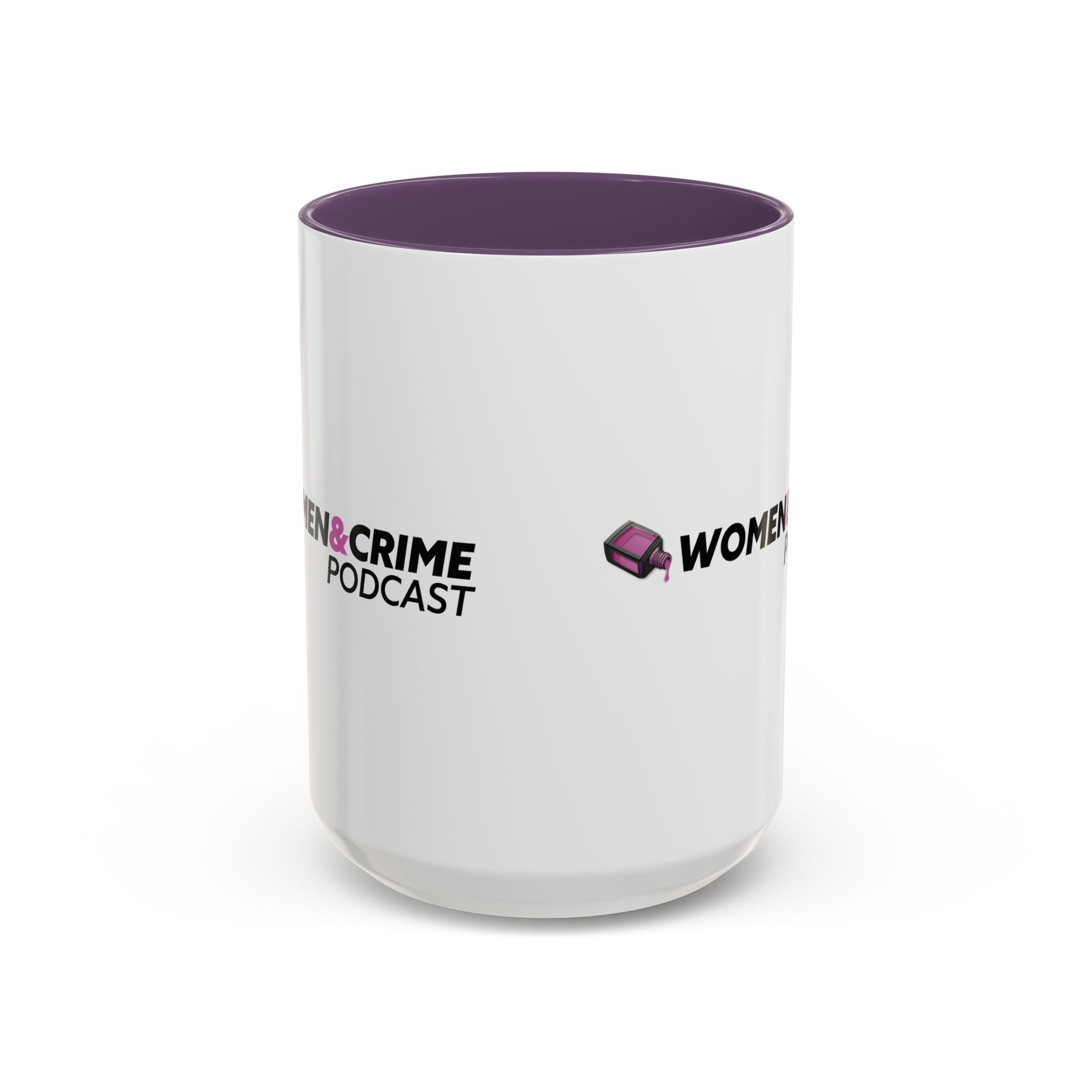 Women & Crime Coffee Mug — True Crime Fan Accent Mug (11/15oz)