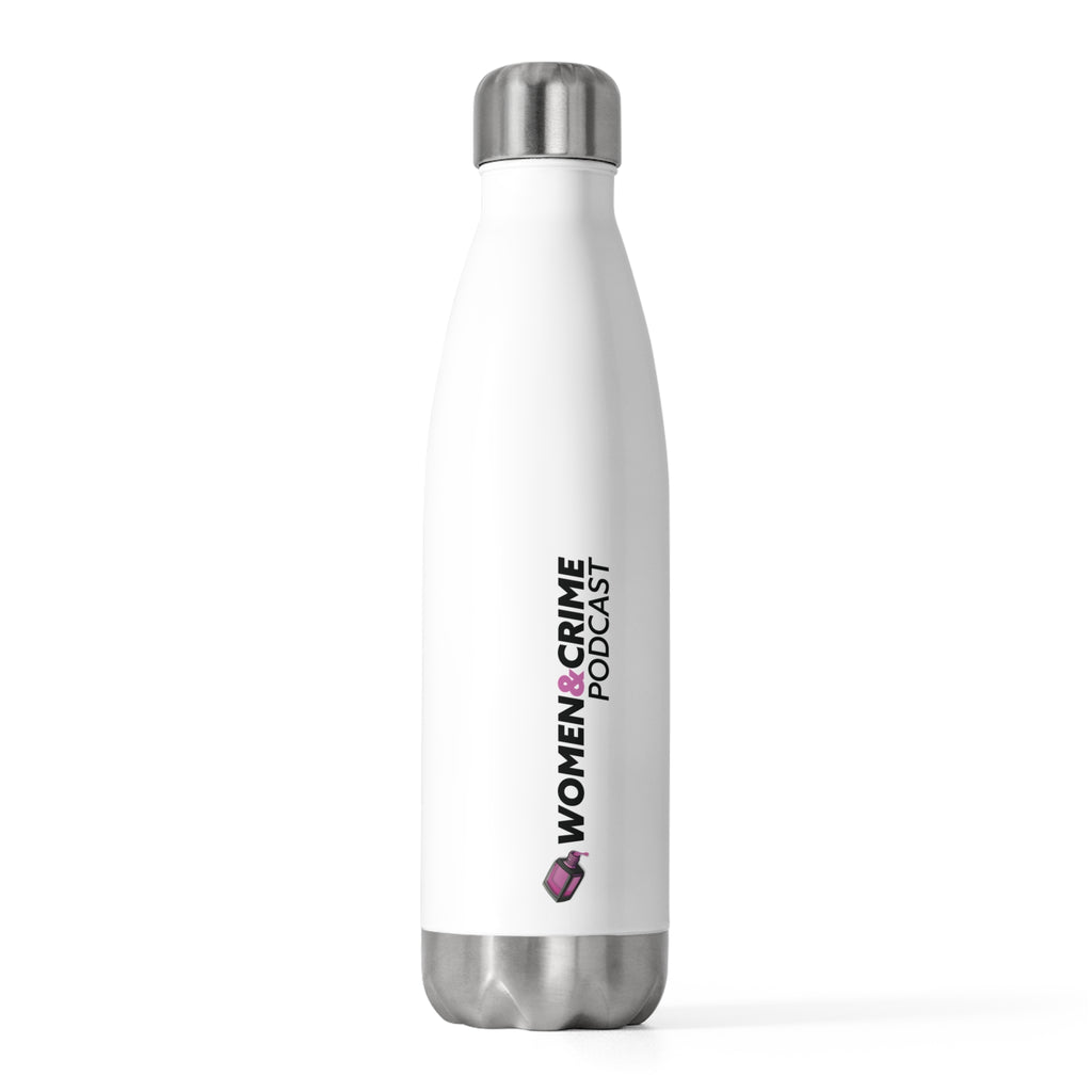 Insulated Bottle — Women & Crime Logo 20oz Stainless Water Bottle