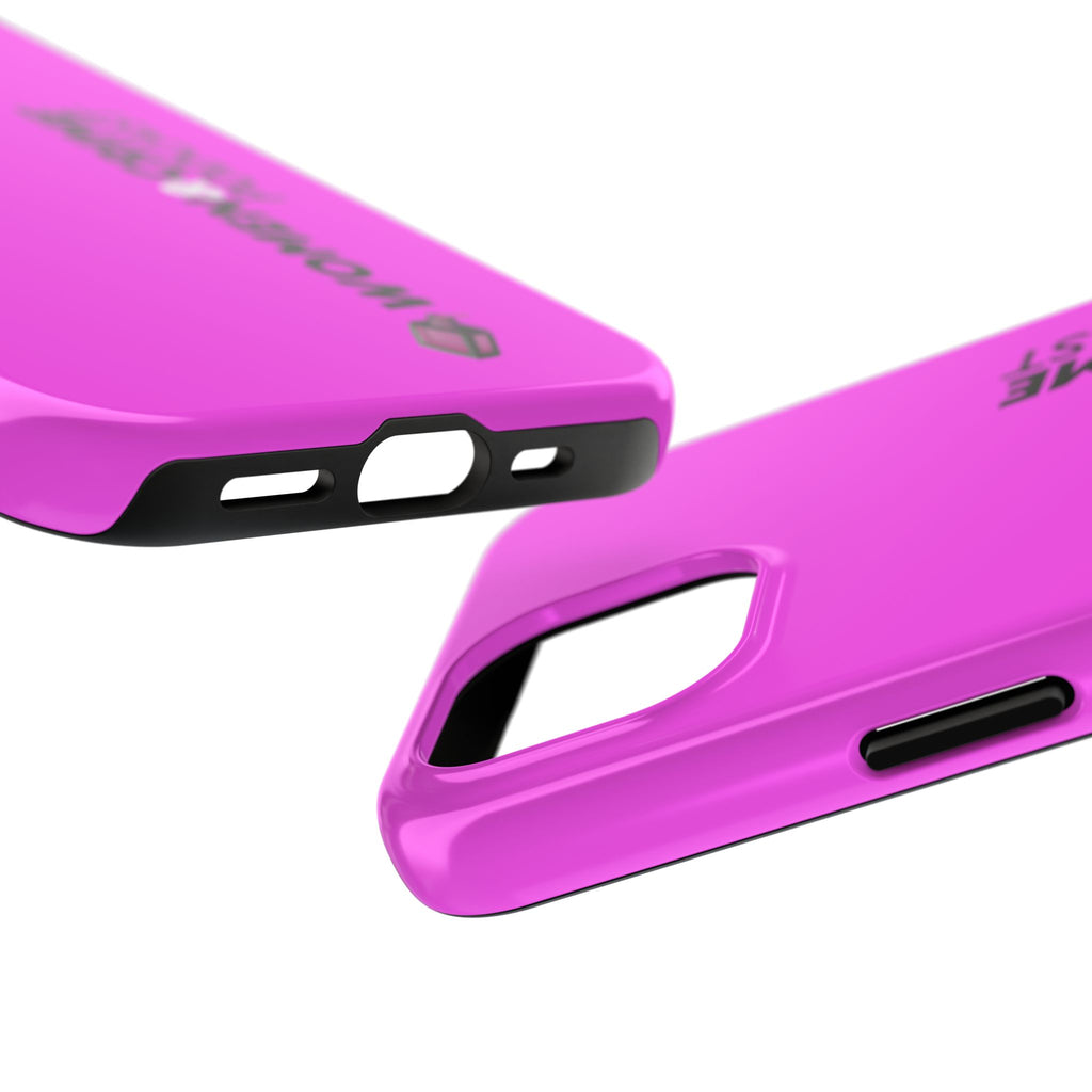Phone Case — Women & Crime Podcast Tough Phone Case (Hot Pink)
