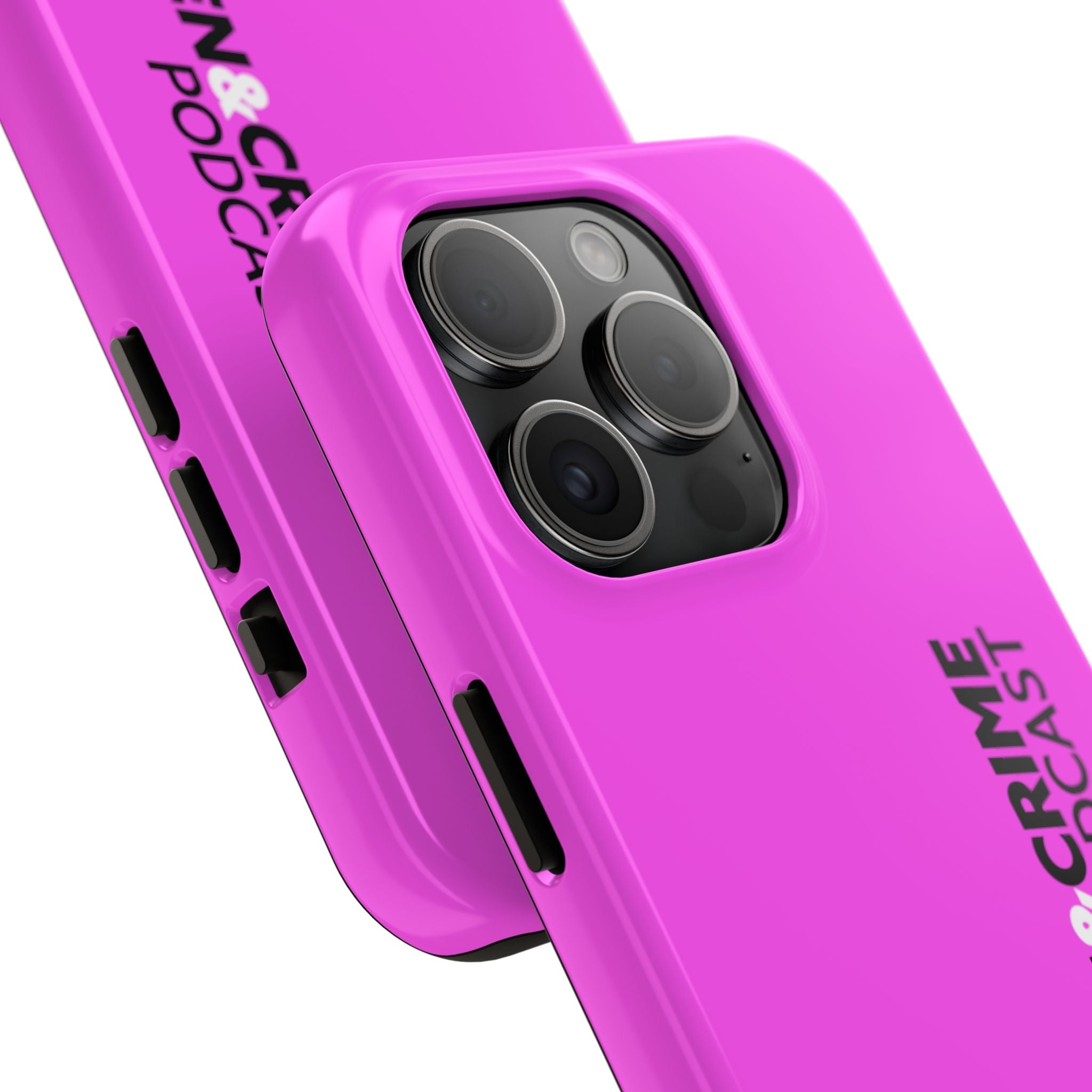 Phone Case — Women & Crime Podcast Tough Phone Case (Hot Pink)