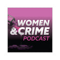 Square Vinyl Sticker — "Women & Crime" Podcast Logo (Dr. Sacks & Dr. Shlosberg)