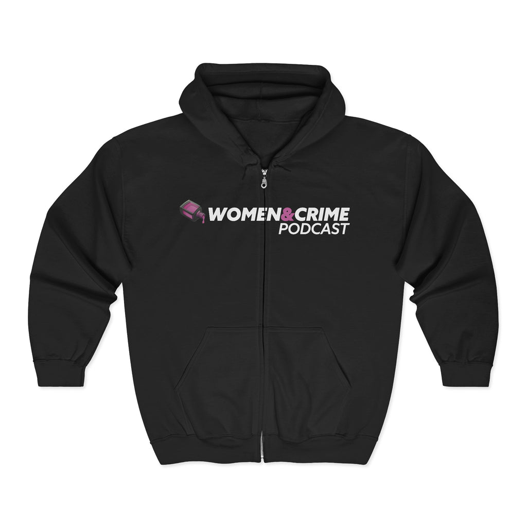 Women & Crime Full-Zip Hoodie Sweatshirt