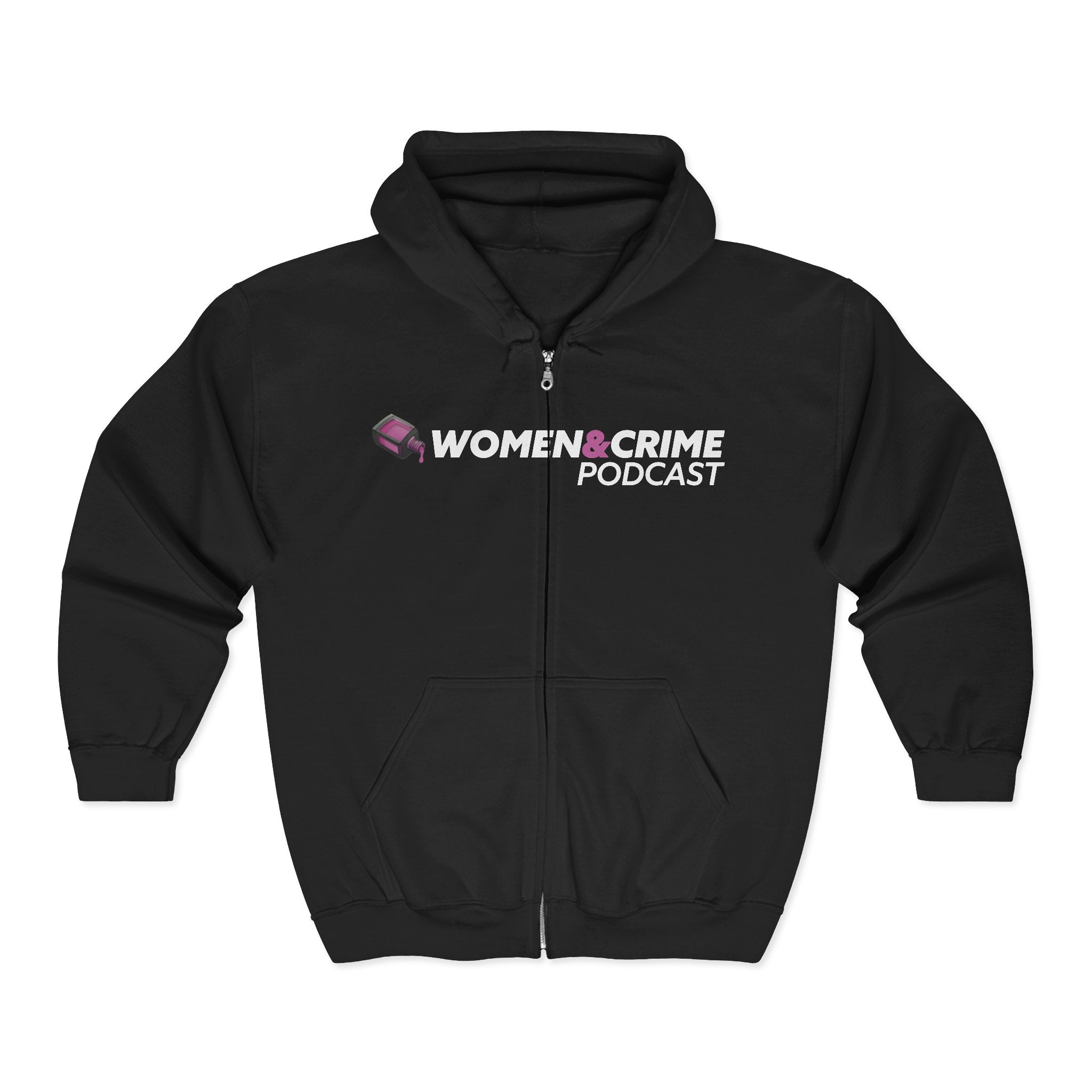 Women & Crime Full-Zip Hoodie Sweatshirt