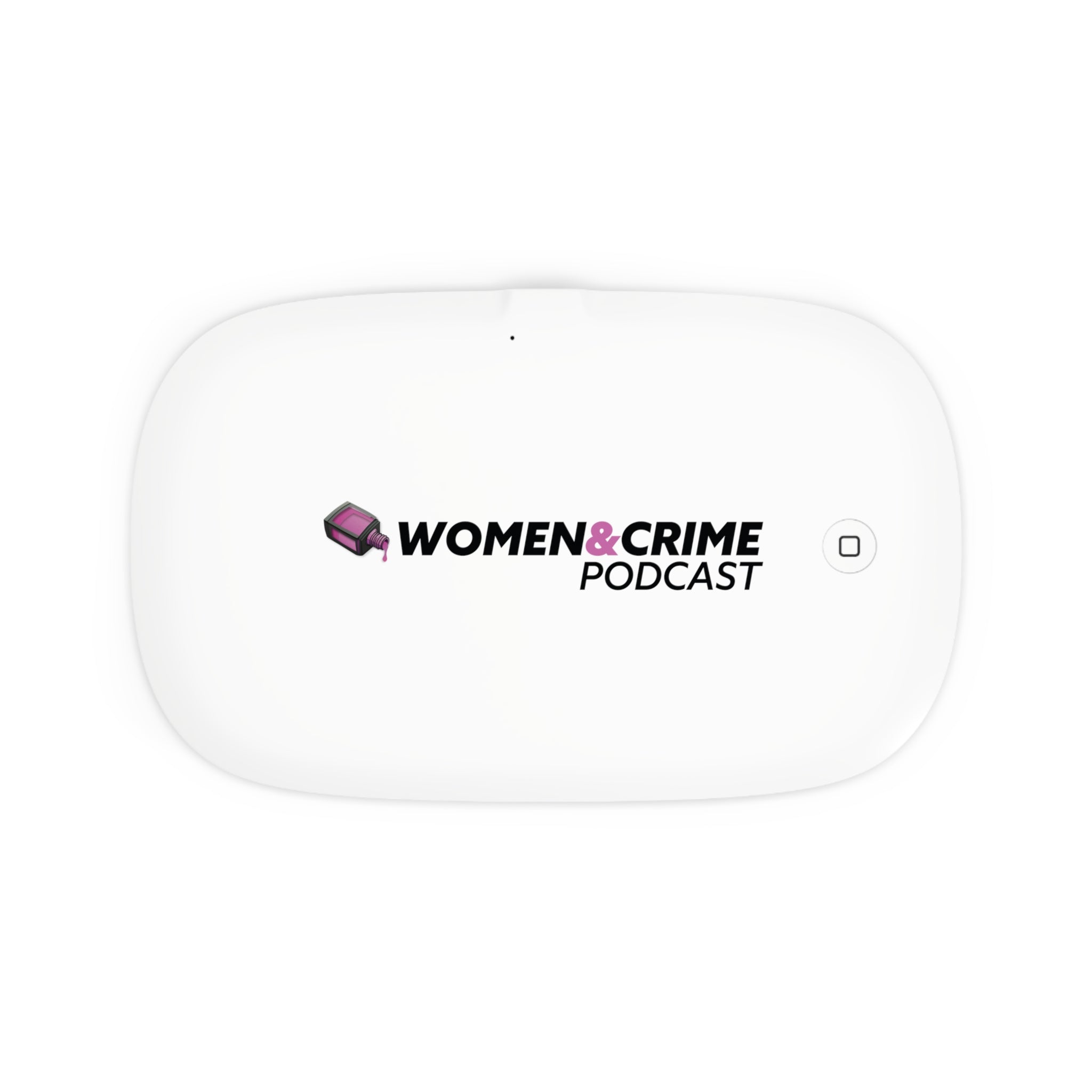 Women & Crime UV Phone Sanitizer + Wireless Charging Pad — Portable Germ-Killing Qi Charger