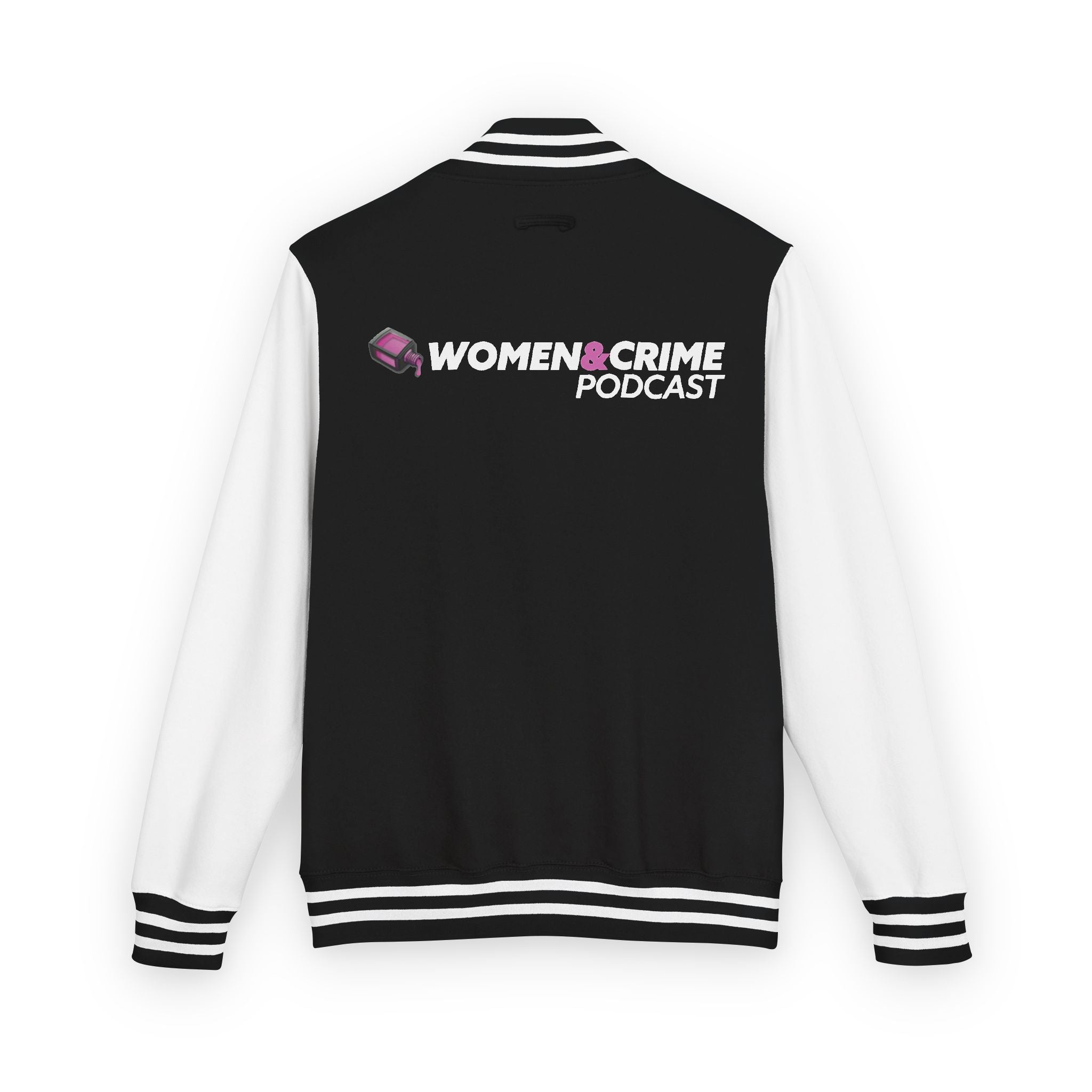 Letterman Jacket — Women & Grim Podcast Logo Varsity Jacket