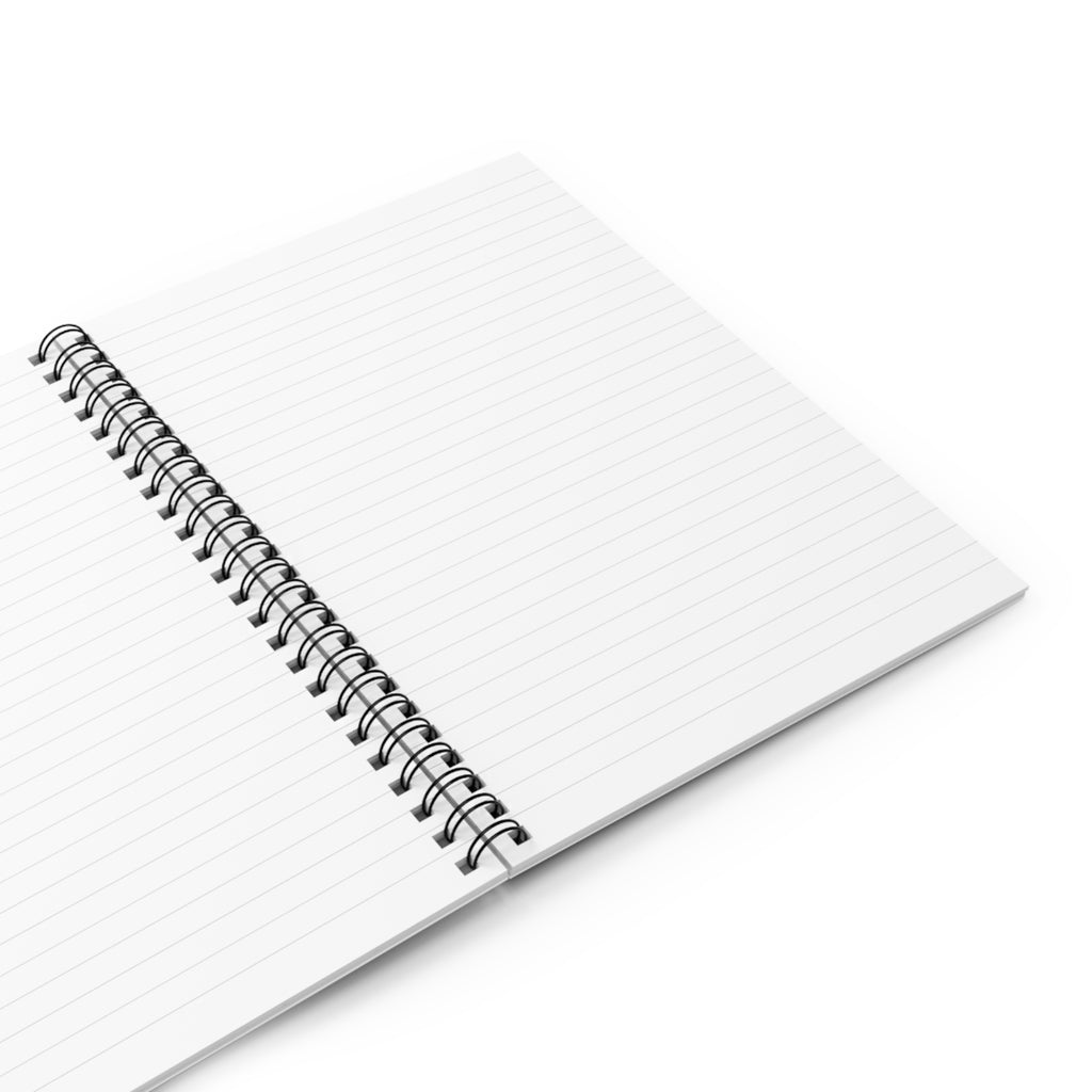 Spiral Notebook — Women & Crime Podcast Logo Ruled Journal (Hot Pink)