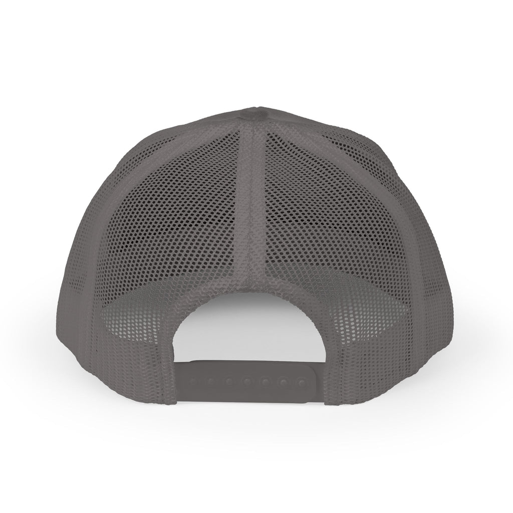 Women & Crime Podcast Trucker Hat — Retro Logo Mesh Cap for True Crime Fans