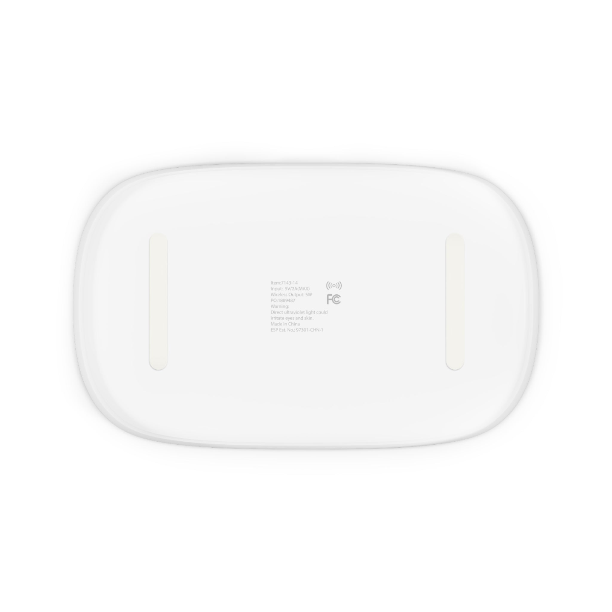 Women & Crime UV Phone Sanitizer + Wireless Charging Pad — Portable Germ-Killing Qi Charger