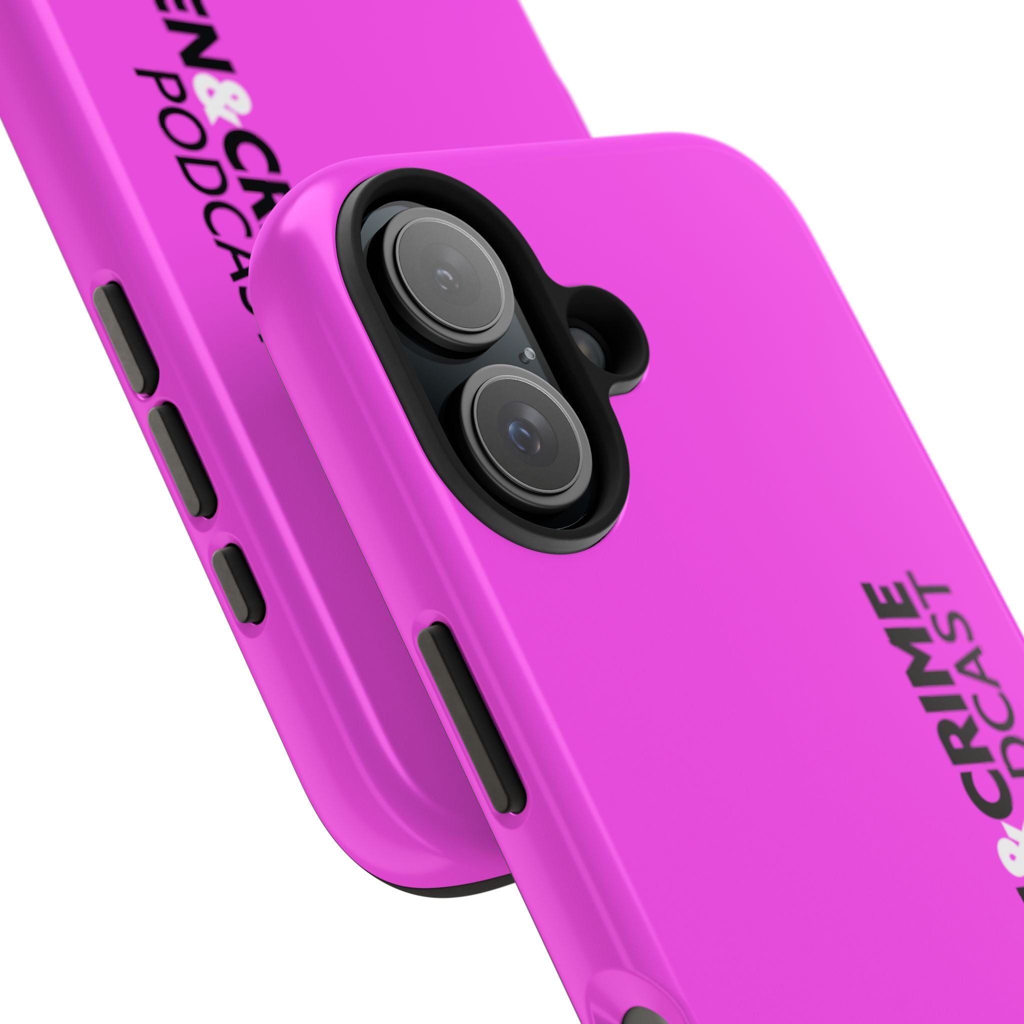 Phone Case — Women & Crime Podcast Tough Phone Case (Hot Pink)