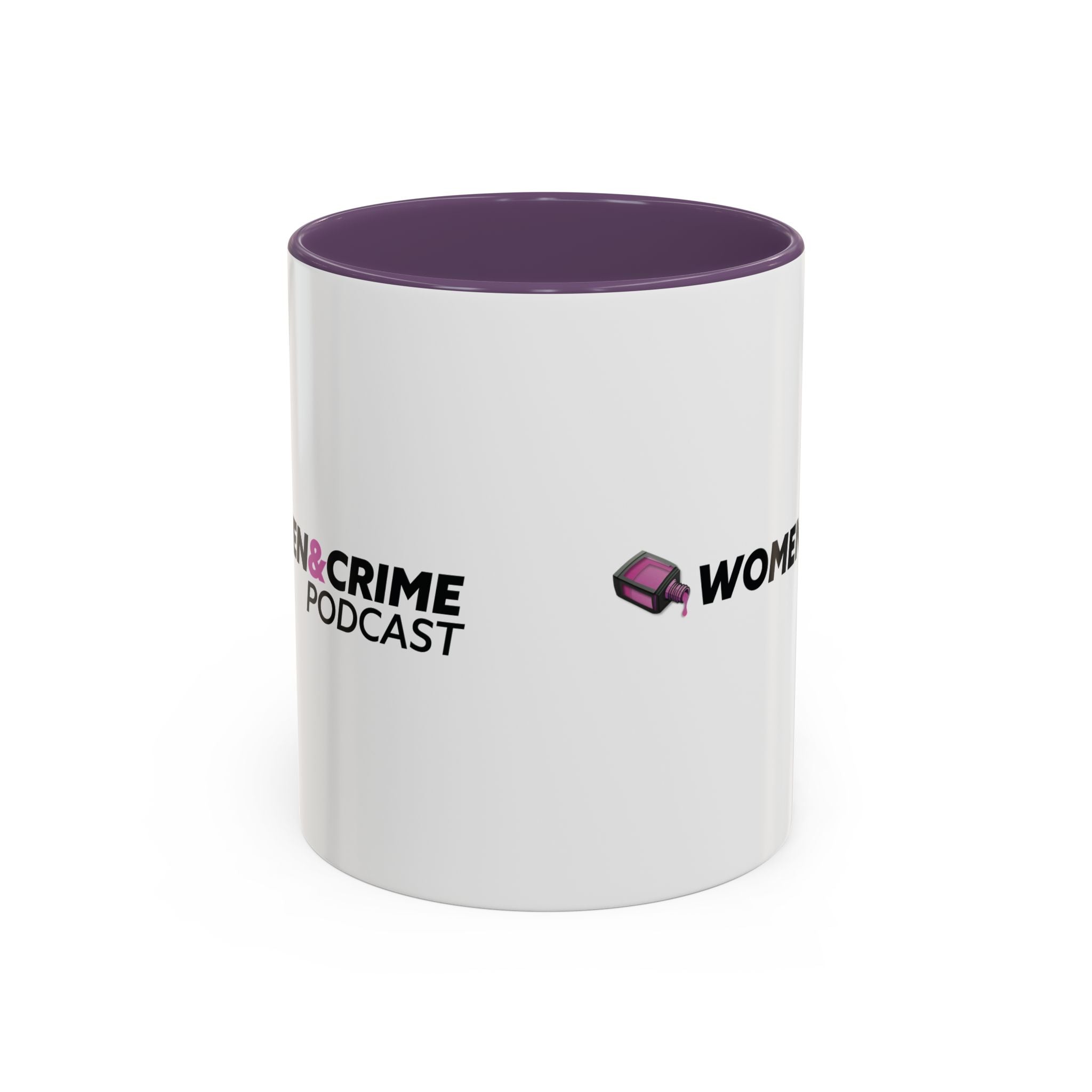 Women & Crime Coffee Mug — True Crime Fan Accent Mug (11/15oz)