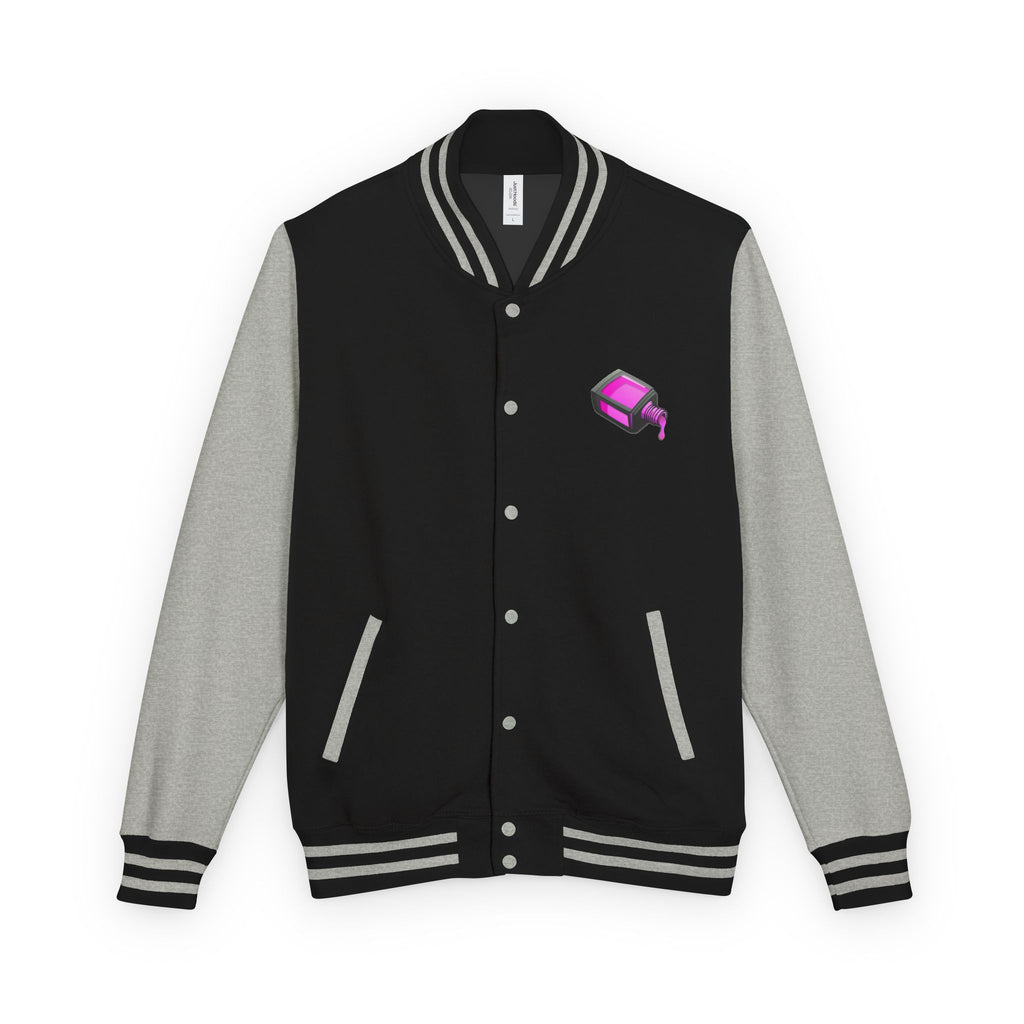 Letterman Jacket — Women & Grim Podcast Logo Varsity Jacket