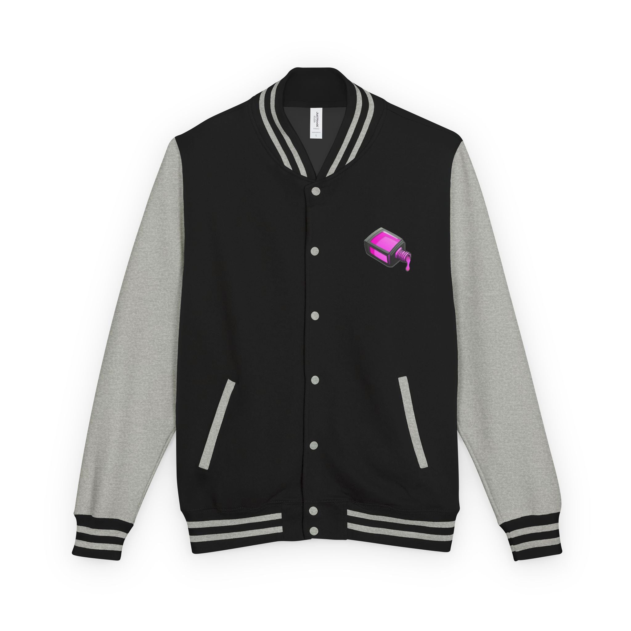 Letterman Jacket — Women & Grim Podcast Logo Varsity Jacket