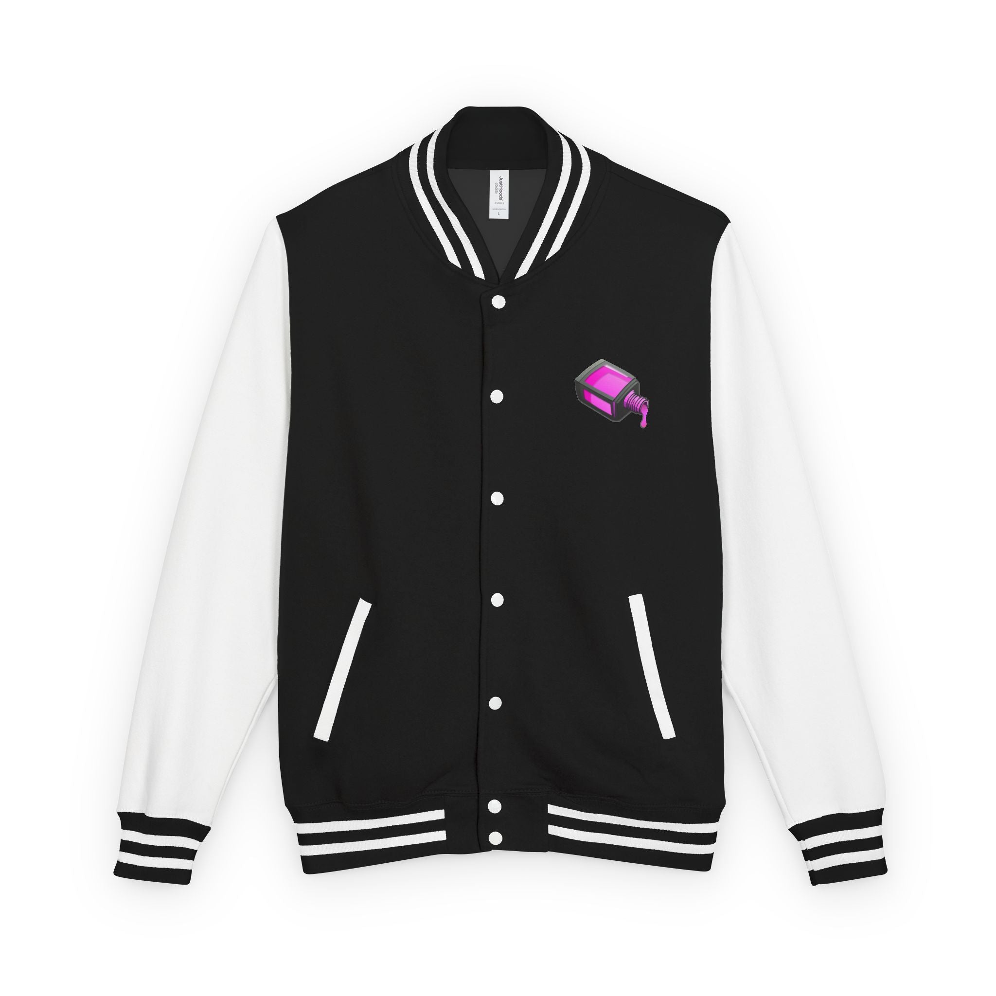 Letterman Jacket — Women & Grim Podcast Logo Varsity Jacket
