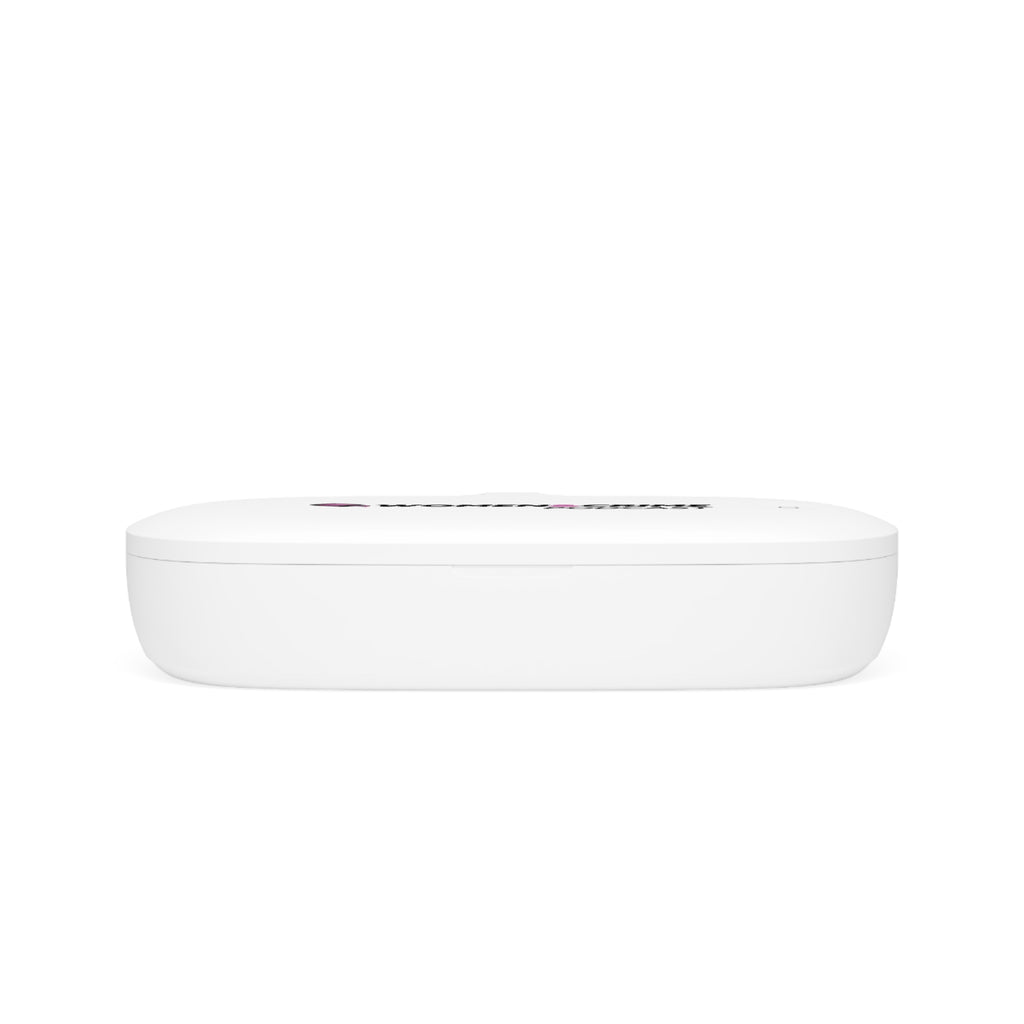 Women & Crime UV Phone Sanitizer + Wireless Charging Pad — Portable Germ-Killing Qi Charger