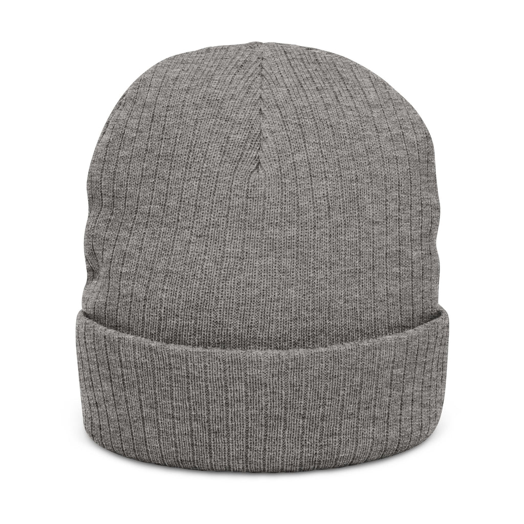 Embroidered Beanie — Women & Crime Podcast Ribbed Knit Hat