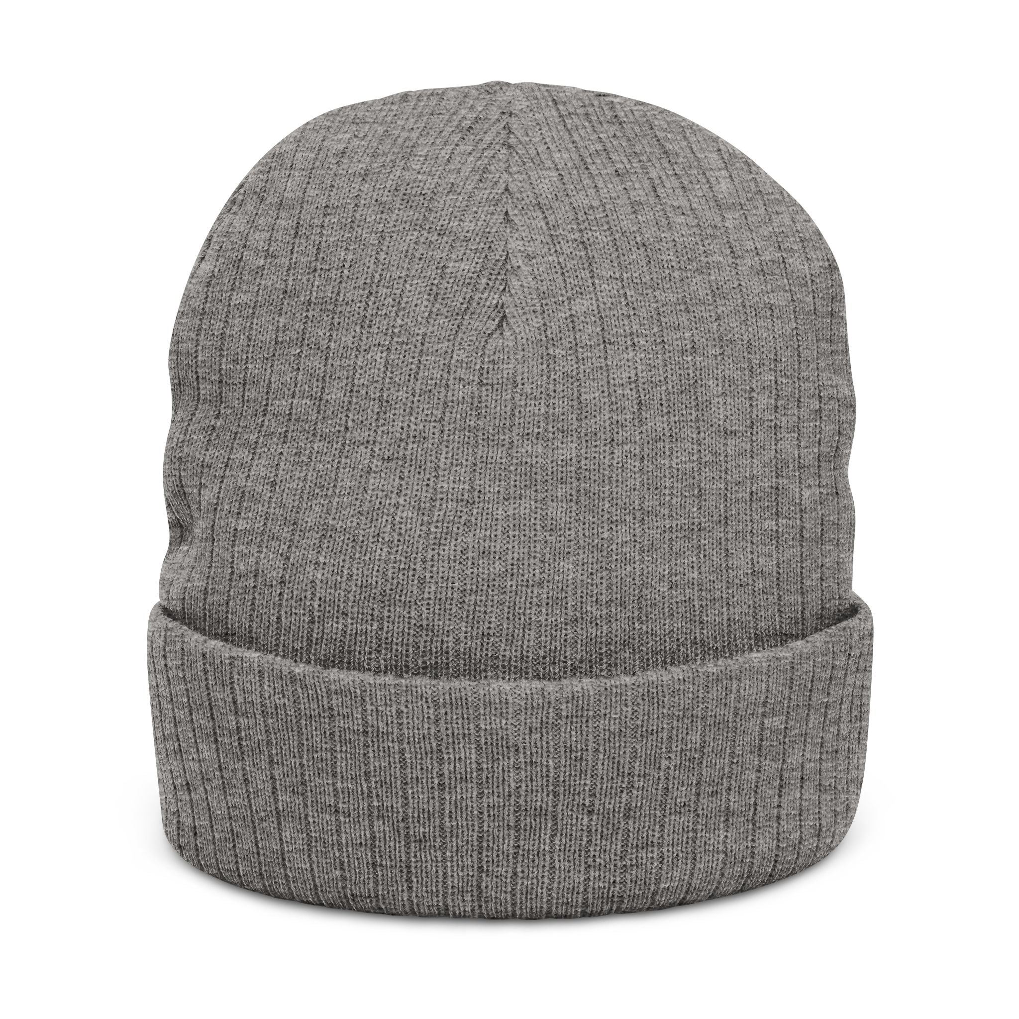 Embroidered Beanie — Women & Crime Podcast Ribbed Knit Hat