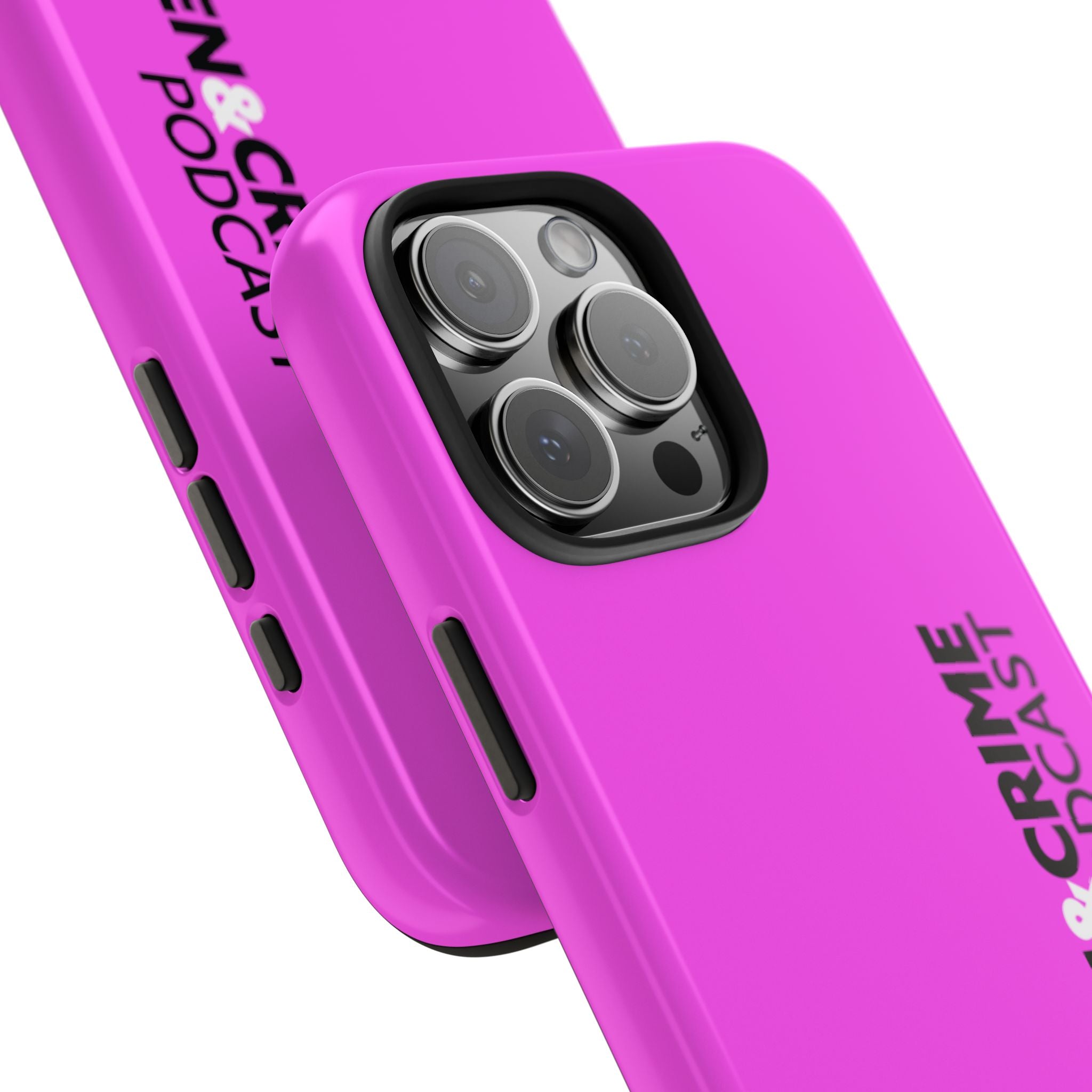 Phone Case — Women & Crime Podcast Tough Phone Case (Hot Pink)