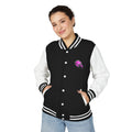 Letterman Jacket — Women & Grim Podcast Logo Varsity Jacket