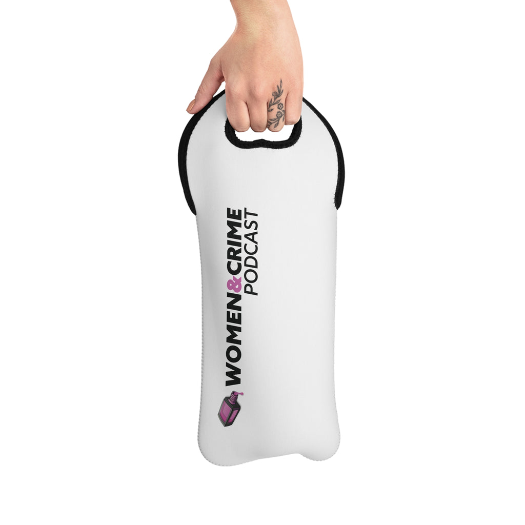 Wine Tote — "Women & Crime" Neoprene Bottle Carrier